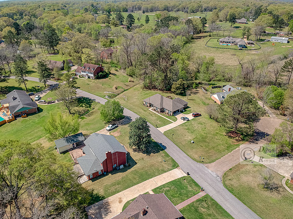 Aerial View of Neighborhood